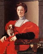 Portrait of a Lady in Red Pontormo, Jacopo